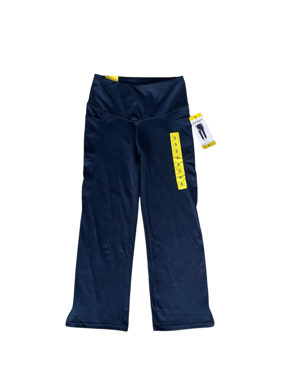 Jockey Ladies Cropped Slit Flare Pants_Size Small_Dark Navy